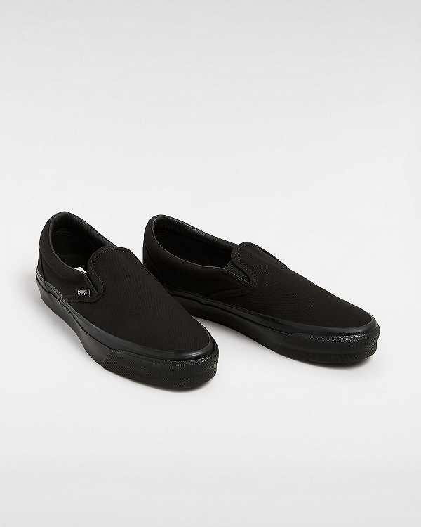 Black Men Vans Premium 98 Slip On Shoes Canada | VN0916437