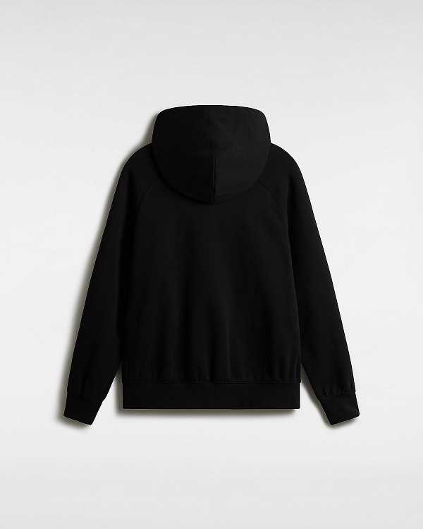 Black Men Vans Premium Logo Hoodie Canada | VN3164729