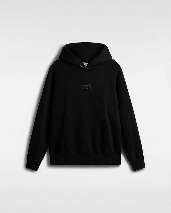 Black Men Vans Premium Logo Hoodie Canada | VN3164729