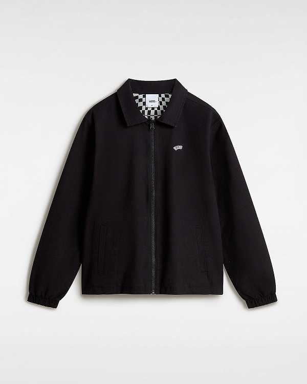 Black Men Vans Premium Reversible Station Jacket Canada | VN4795620