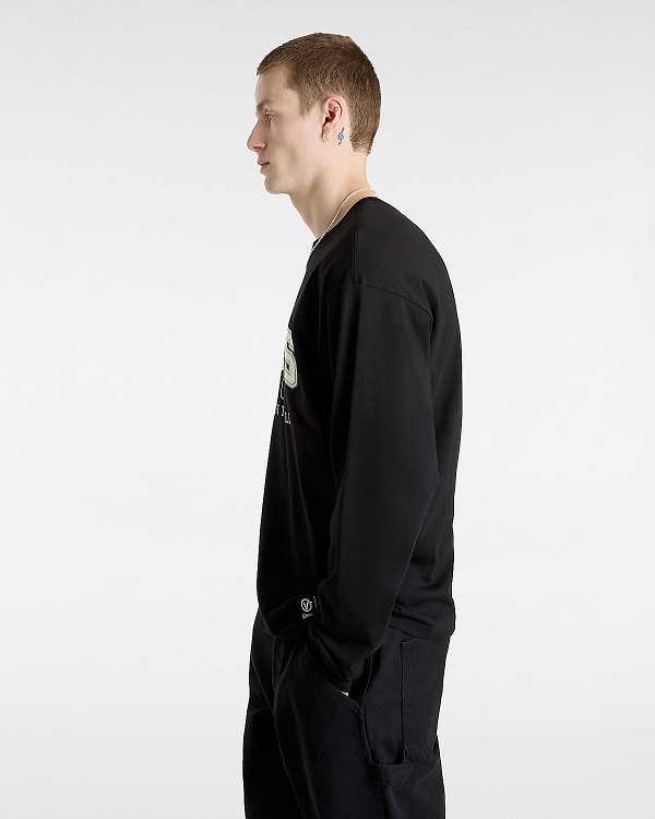 Black Men Vans Property Of Long Sleeve T Shirts Canada | VN8695074