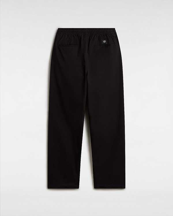 Black Men Vans Range Baggy Tapered Elastic Waist Pants Canada | VN9728430