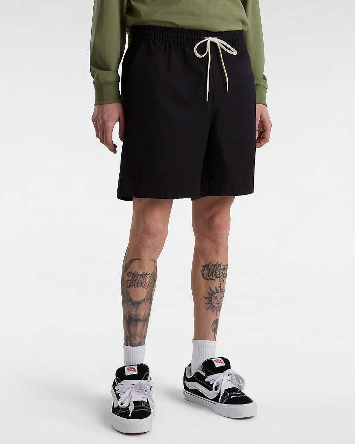 Black Men Vans Range Relaxed Sport MTE Shorts Canada | VN5137842
