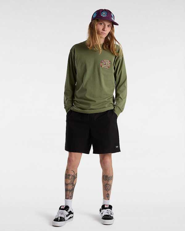Black Men Vans Range Relaxed Sport MTE Shorts Canada | VN5137842