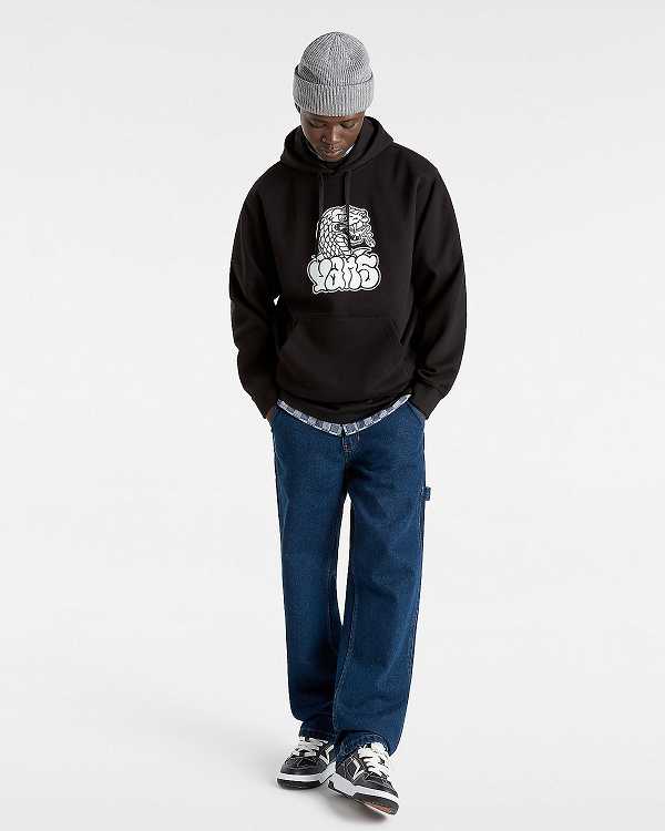 Black Men Vans Rattler Loose Hoodie Canada | VN5608497