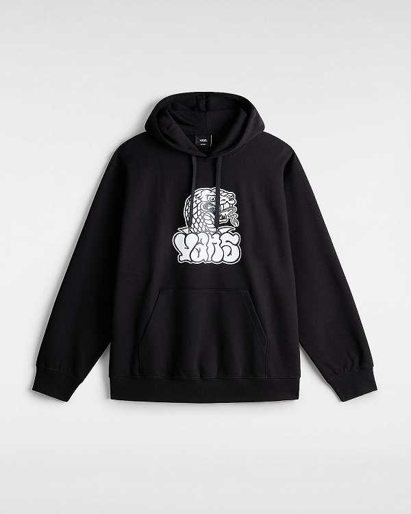 Black Men Vans Rattler Loose Hoodie Canada | VN5608497