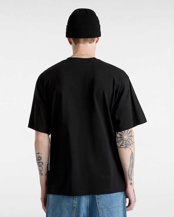 Black Men Vans Rattler T Shirts Canada | VN6587309