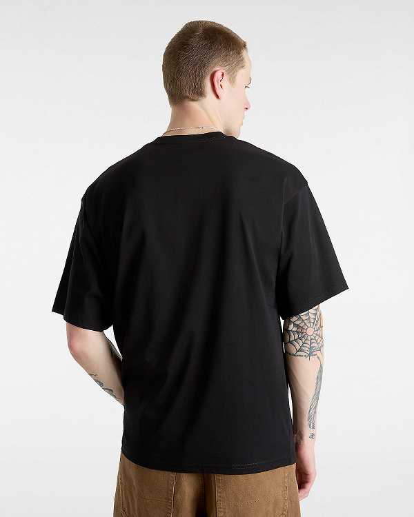 Black Men Vans Reggie T Shirts Canada | VN4521967