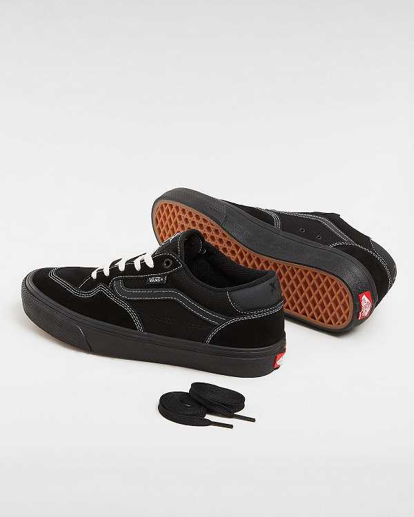 Black Men Vans Rowan Sneakers Canada | VN5073482