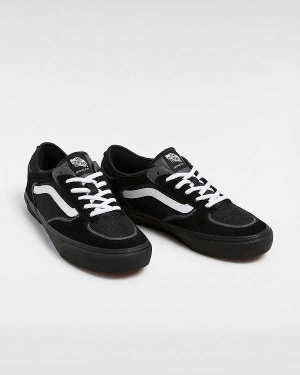 Black Men Vans Rowley Skate Shoes Canada | VN8257390