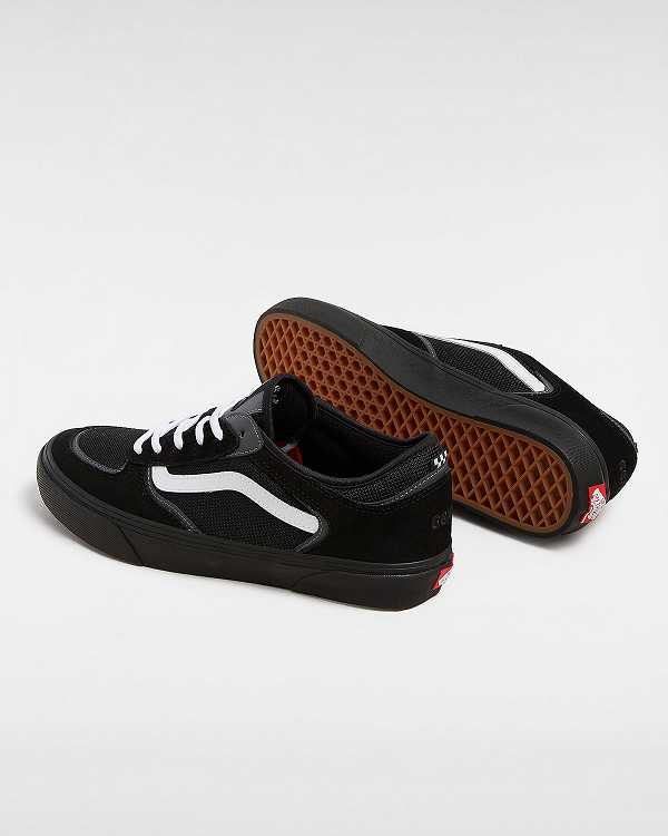 Black Men Vans Rowley Skate Shoes Canada | VN8257390