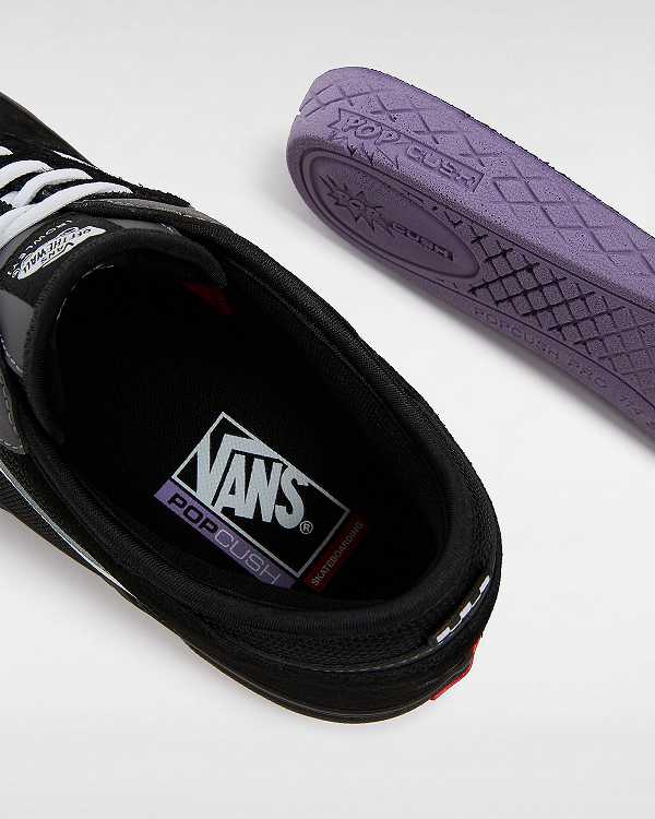 Black Men Vans Rowley Skate Shoes Canada | VN8257390
