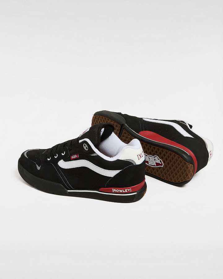 Black Men Vans Rowley XLT Skate Shoes Canada | VN9402835