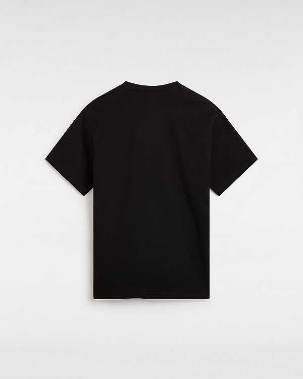 Black Men Vans Sakomo T Shirts Canada | VN8046519