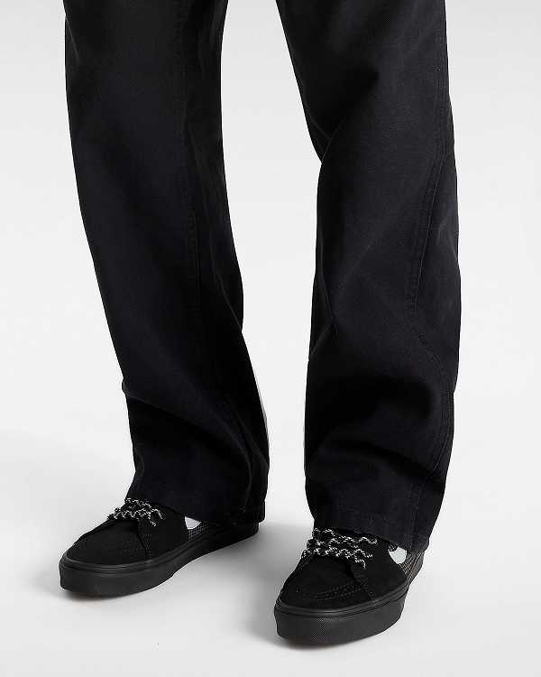 Black Men Vans Sk8-Hi Skate Shoes Canada | VN6731408