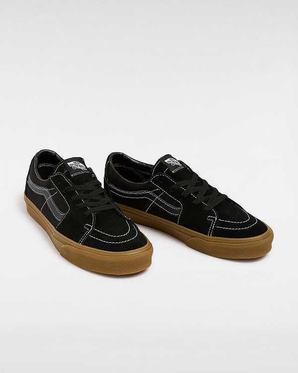 Black Men Vans Sk8-Low Sneakers Canada | VN0652817
