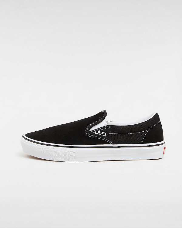 Black Men Vans Skate Slip On Shoes Canada | VN9278156