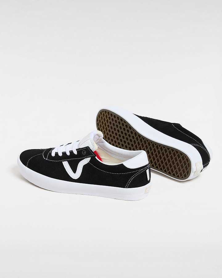 Black Men Vans Skate Sport Sneakers Canada | VN3248160