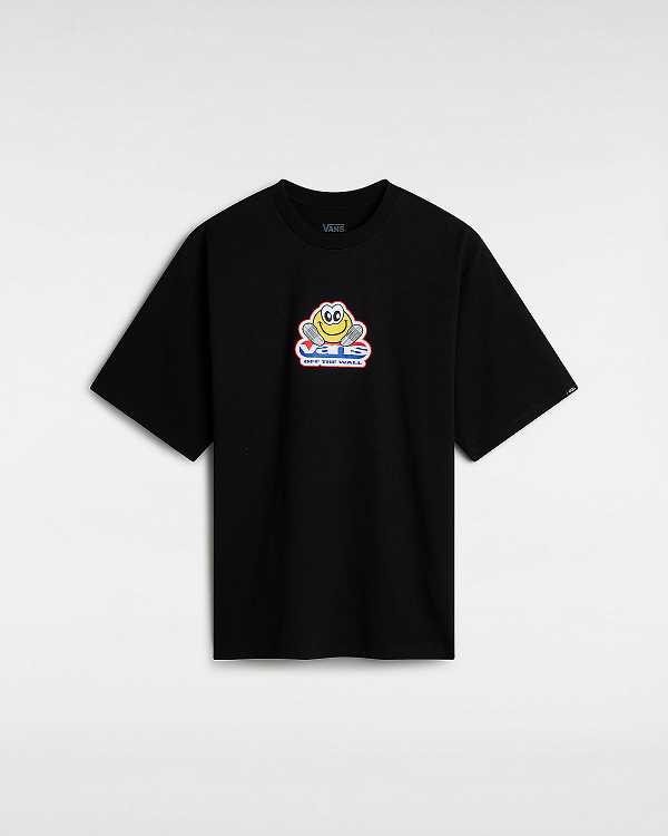 Black Men Vans Soles Loose T Shirts Canada | VN2196473