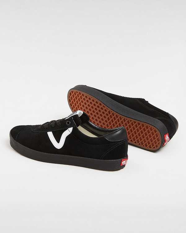 Black Men Vans Sport Low Sneakers Canada | VN1843690