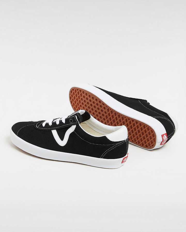 Black Men Vans Sport Low Sneakers Canada | VN7215348