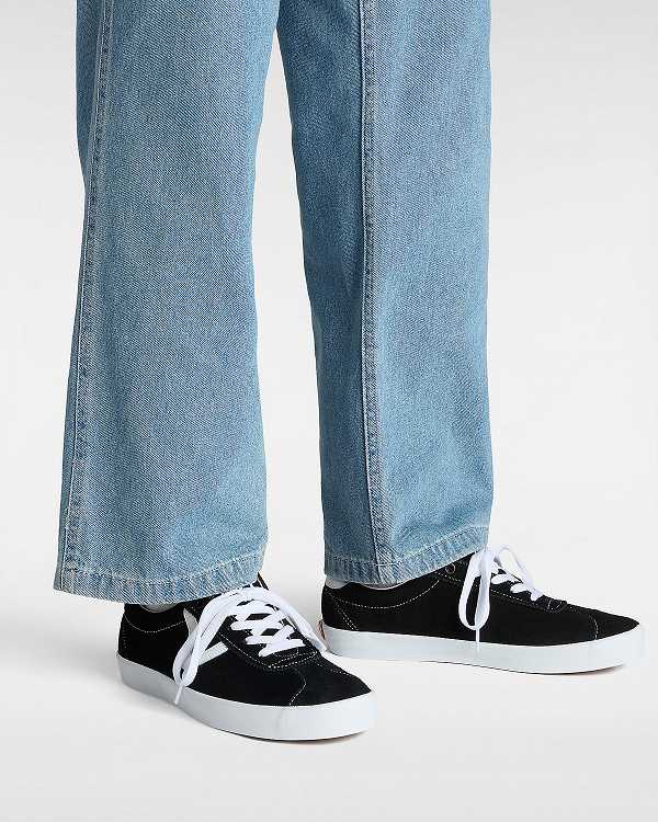 Black Men Vans Sport Low Sneakers Canada | VN7215348