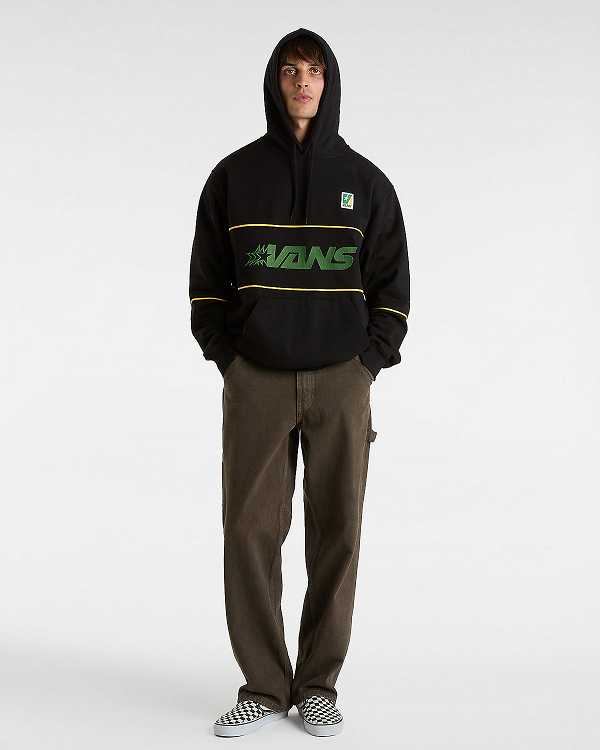 Black Men Vans Star V Hoodie Canada | VN3560721