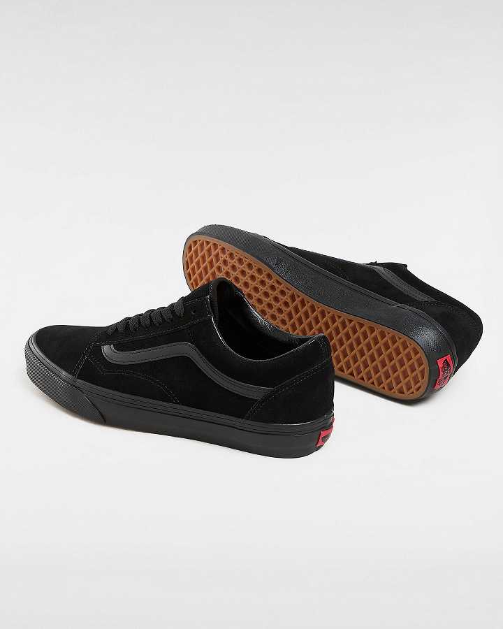Black Men Vans Suede Old Skool Sneakers Canada | VN5726840
