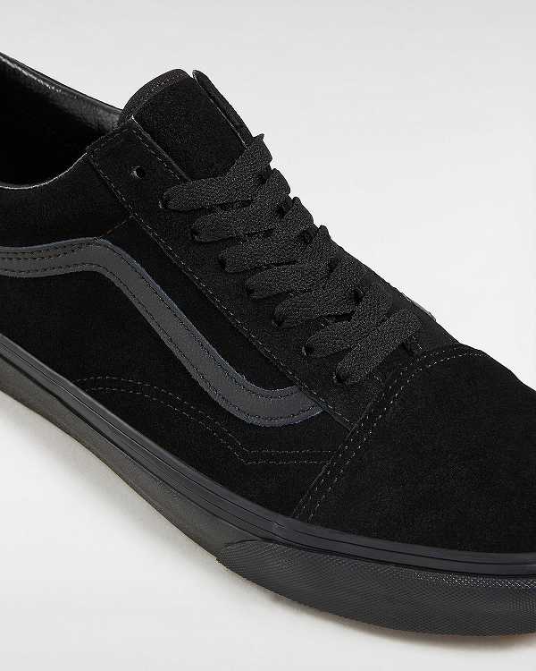 Black Men Vans Suede Old Skool Sneakers Canada | VN5726840
