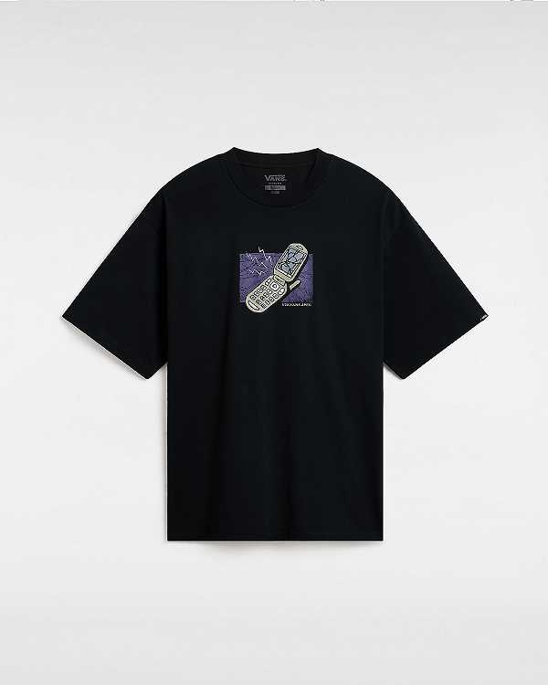 Black Men Vans Take The Call T Shirts Canada | VN9637251