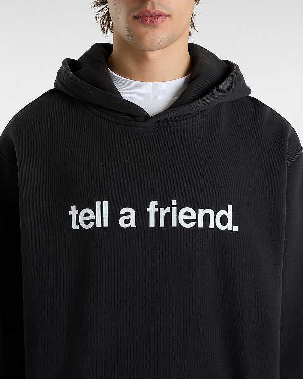 Black Men Vans Tell a Friend Crew Hoodie Canada | VN1069243