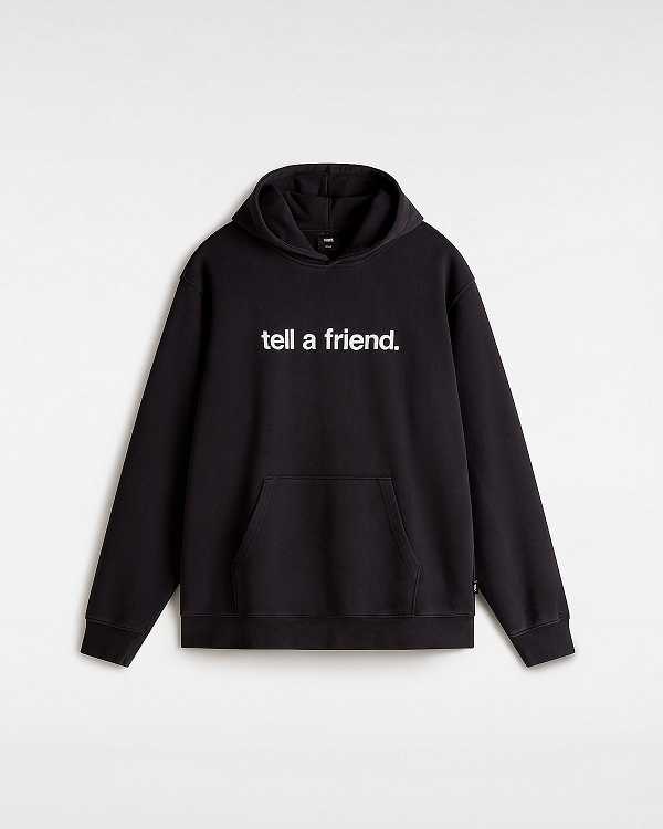 Black Men Vans Tell a Friend Crew Hoodie Canada | VN1069243