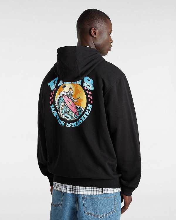 Black Men Vans True Waves Hoodie Canada | VN0273864
