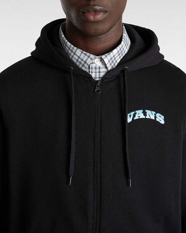 Black Men Vans True Waves Hoodie Canada | VN0273864