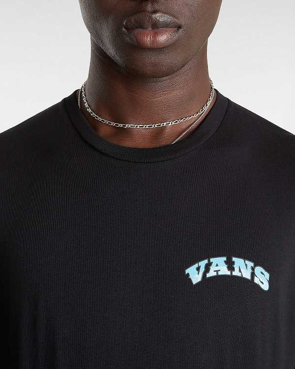 Black Men Vans True Waves T Shirts Canada | VN0356412
