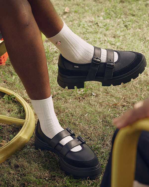 Black Men Vans VANS X Elevate by Beatrice Domond Mary Janes Canada | VN2384057