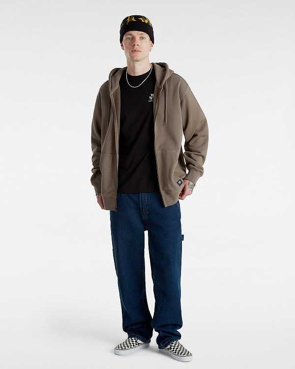 Black Men Vans Wrenched T Shirts Canada | VN1768403