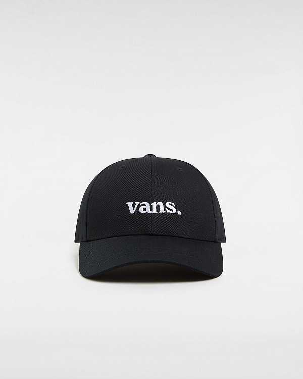 Black Unisex Vans 66 Structured Jockey Hats Canada | VN8421593