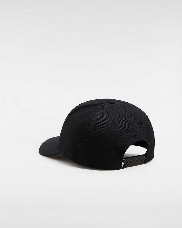 Black Unisex Vans 66 Structured Jockey Hats Canada | VN8421593