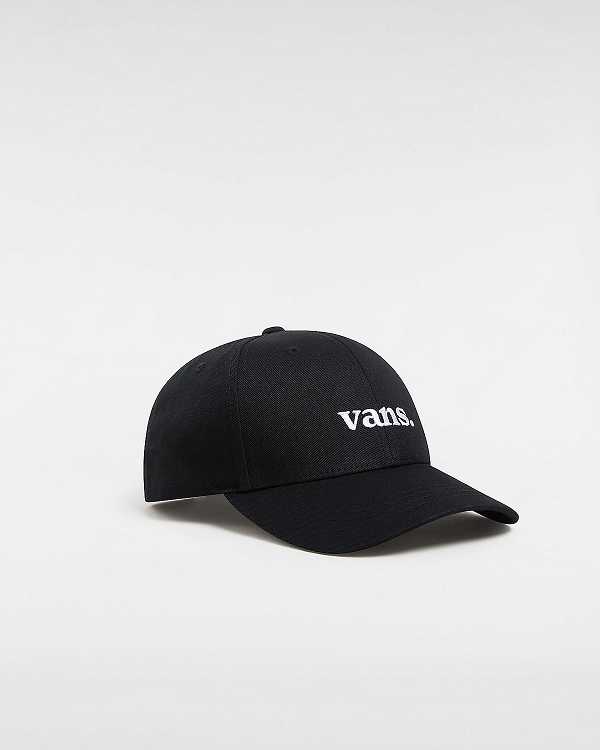 Black Unisex Vans 66 Structured Jockey Hats Canada | VN8421593