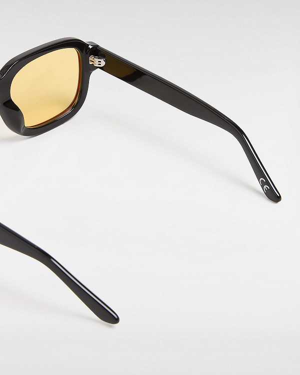 Black Unisex Vans 66 Sunglasses Canada | VN8061425