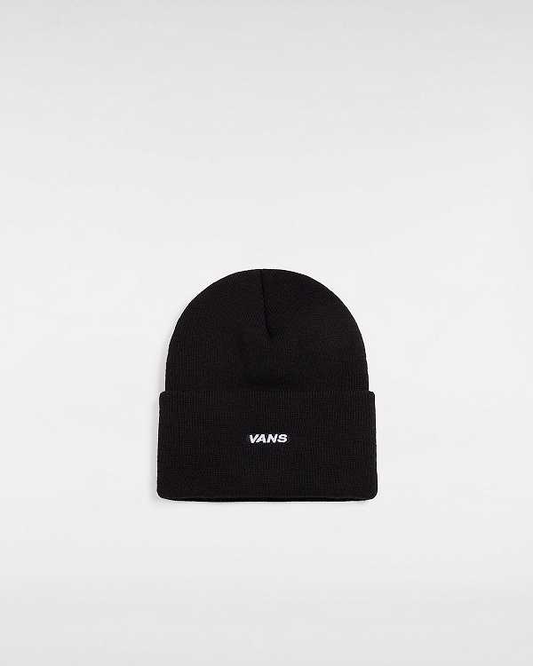 Black Unisex Vans Bagley Tall Cuff Beanie Canada | VN4603791
