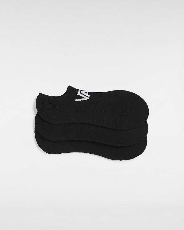 Black Unisex Vans Classic Kick (3 Pairs) Socks Canada | VN3125849