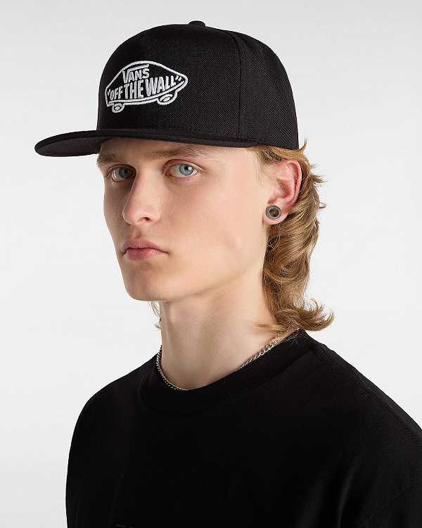 Black Unisex Vans Classic Vans Hats Canada | VN0163974