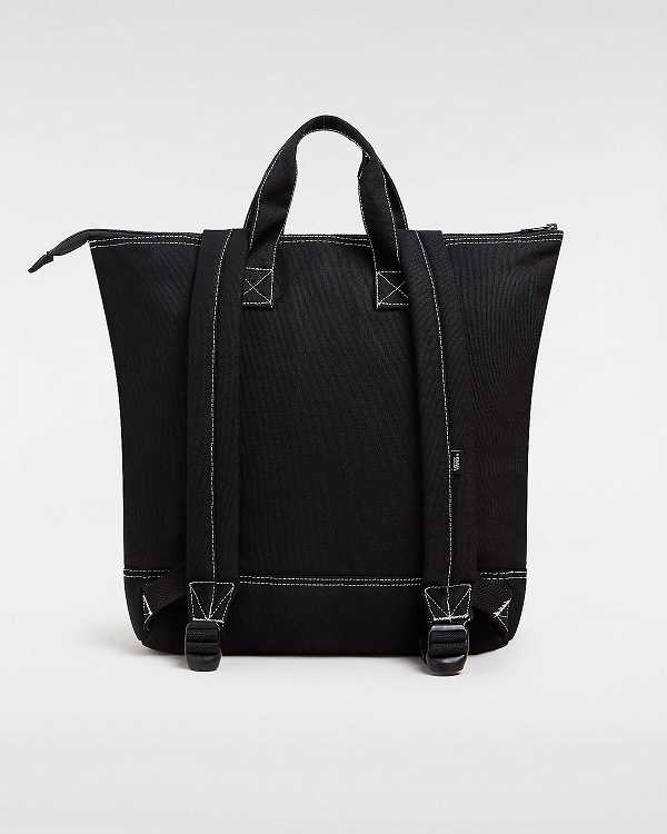 Black Unisex Vans Daily Backpacks Canada | VN2391674