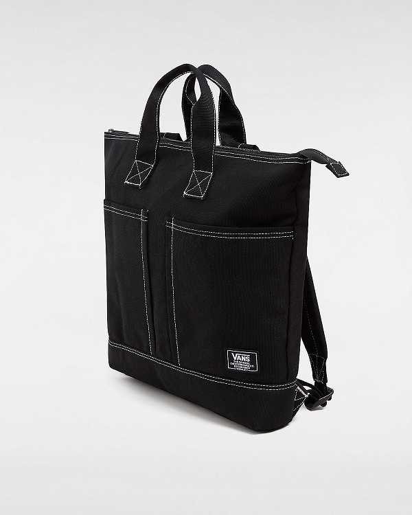 Black Unisex Vans Daily Backpacks Canada | VN2391674