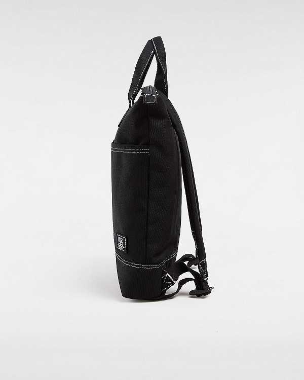 Black Unisex Vans Daily Backpacks Canada | VN2391674