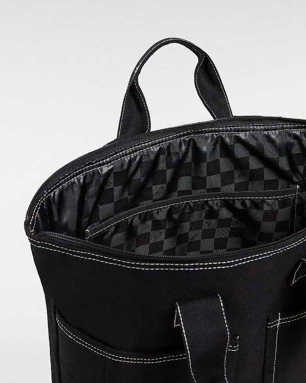 Black Unisex Vans Daily Backpacks Canada | VN2391674