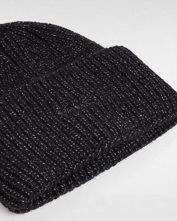 Black Unisex Vans Densmore Wide Cuff Beanie Canada | VN3062857