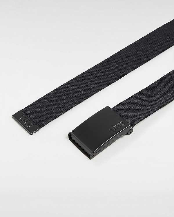 Black Unisex Vans Deppster Web Belts Canada | VN1257498